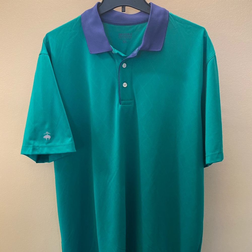 Brooks Brothers Green Performance Polo - XL